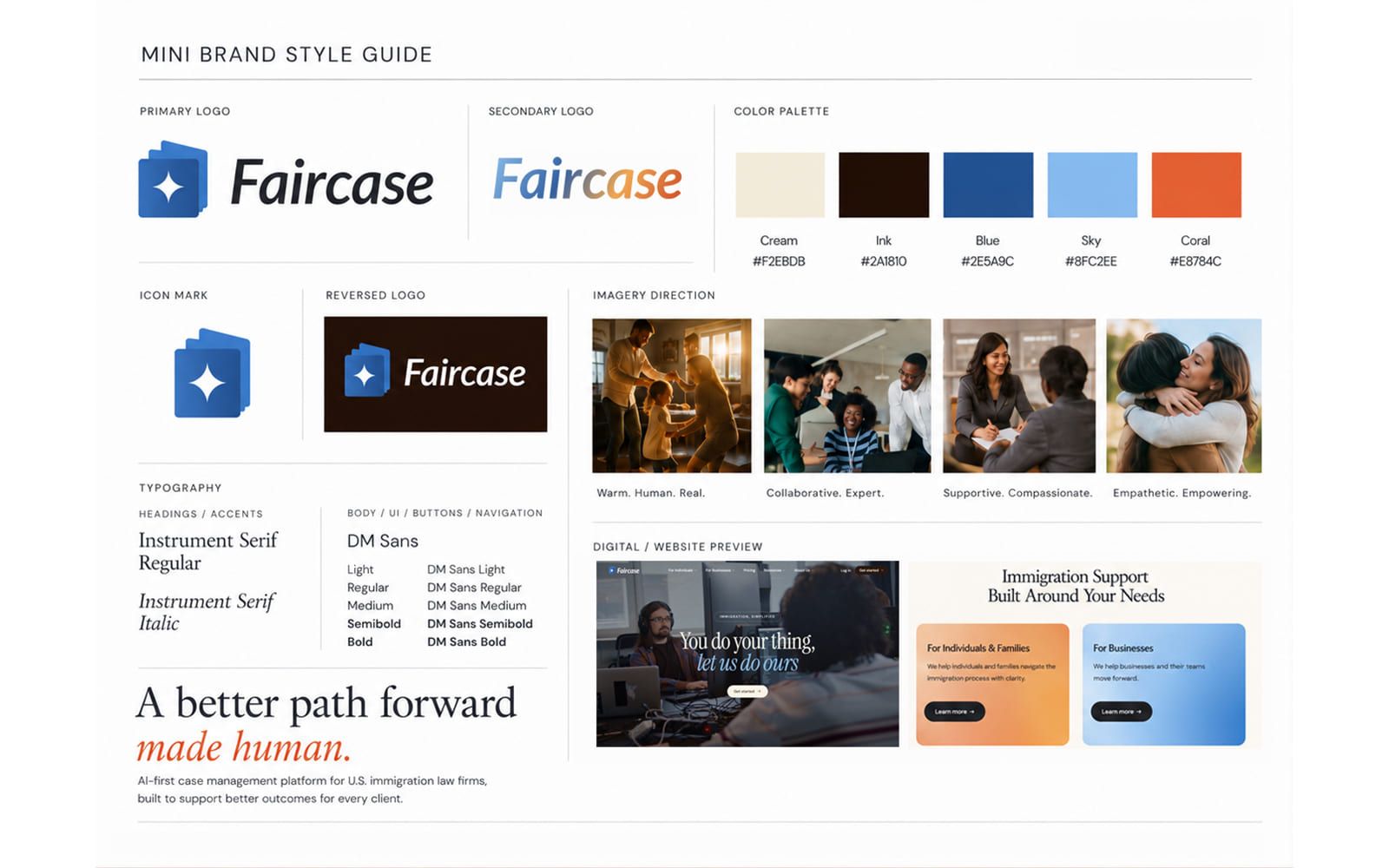 Faircase brand style guide